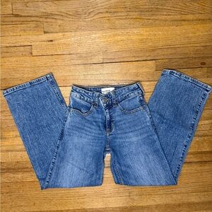 Abercrombie Kids Light Blue Wide Leg Jeans 7/8 Long